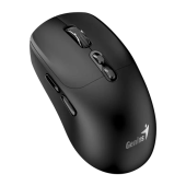 MOUSE Genius NX-8080S, PC sau NB, wireless 2.4GHz, Bluetooth, optic, 1600 dpi, butoane/scroll 6/1, acumulator, buton Copilot, negru, 4710268262466