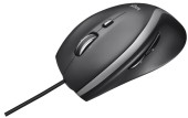 MOUSE LOGITECH, M500s, PC sau NB, cu fir, USB, optic, 4000 dpi, butoane/scroll 6/1, buton selectare viteza, negru
