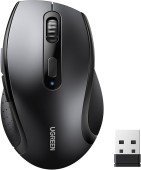 MOUSE Ugreen, M511 PC sau NB, wireless 2.4GHz, optic, 3/1 butoane/scroll, 1600 dpi, necesita baterii 2 x AAA nu sunt incluse, negru - 6941876240128