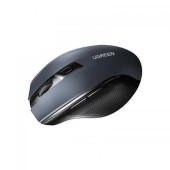 MOUSE Ugreen, MU006 PC sau NB, wireless 2.4GHz, optic, 5/1 butoane/scroll, 4000 dpi, include baterie AA, negru - 6941876210633