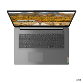 NOTEBOOK Lenovo IdeaPad 3 17ALC6 cu procesor AMD RyzenTM 7 5700U, 17.3 inch, Full HD, IPS, 12GB, 512GB SSD, AMD RadeonTM Graphics, No OS, Arctic Grey