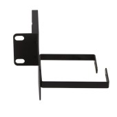 PANOU gestionare cabluri LOGILINK, tip consola L, 19 inch, 1U, cu suport metalic lateral, cu 2 console metalice, negru