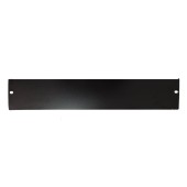 PANOU gestionare cabluri SPACER, tip masca orizontala blank, 19 inch, 2U, negru