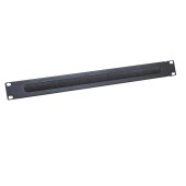 PANOU intrare cabluri LOGILINK, tip masca orizontala cu perii, 19 inch, 1U, negru