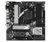 PLACA de BAZA Asrock , skt AM4, mATX, AMD A520, 4 x DDR4, max. 128 GB, 4 x SATA, 2 x M.2, 7.1
