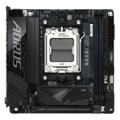 Placa de baza GIGABYTE , AM5, DDR5, Wi-Fi, BT, Mini-ITX, Negru