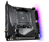 PLACA de BAZA Gigabyte , skt AM4, mini ITX, AMD B550, 2 x DDR4, max. 64 GB, 4 x SATA, 2 x M.2, 7.1