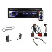 Player Auto Navitel , 1DIN 4?50 watt, Bluetooth 4.0 cu suport A2DP, HFP, FM, redare FLAC, MP3, WMA, WAV, AUX input, microSD 256GB, 2x USB, RCA-out, Hands-free, Telecomanda