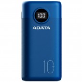 POWER BANK ADATA 10000mAh, Quick Charge 3.0 + PD 22.5W, 2 x USB & 1 x USB-C, digital display pt. status baterie, P10000QCD 10.000 mAh, total 3A, dark blue