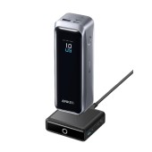 POWER BANK Anker 20.000 mAh, 220W, max 100W input, max 140W output per port USB-C Power IQ 4.0, 2 x USB-C, 1x USB-A, display inteligent, 510g, gri,  - 194644239350