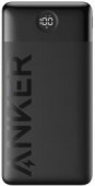 POWER BANK Anker 20000mAh, 12W , 1 x USB, 1 x USB Type-C, digital display pt. status baterie,  negru,  - 0194644145422