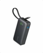 POWER BANK Anker Nano 545 10.000 mAh, 30W PD si Power IQ 3.0, 1 x USB, 1 x USB-C, cablu USB-C, incarcare bidirectionala, 213 G, negru, - 194644170868