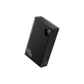 POWER BANK Baseus Adaman, 24000mAh, PD 140W, ultra thin, 1 x USB; 2 x USB Type-C, display digital pt. status baterie, total 5A, cablu USB Type-C la USB Type-C 240W 1m inclus, negru  - 6932172640927