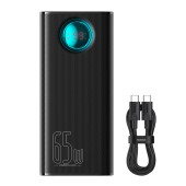 POWER BANK Baseus Ambilight, 26800mAh, PD 3.0 65W, 4 x USB; 2 x USB Type-C, digital display pt. status baterie, total 3A, black,  - 6932172641412
