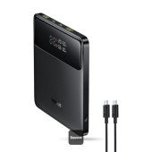 POWER BANK Baseus Blade H1, 20000mAh, PD 100W, ultra thin, 2 x USB; 2 x USB Type-C, display digital pt. status baterie, total 5A, include cablu USB Type-C la USB Type-C, negru,  - 6932172682446