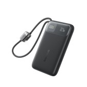 POWER BANK Baseus EnerFill FC11, 20000mAh, cablu integrat USB Type-C si Iphone Lightning, 22.5W, display, negru,  - 6932172699871