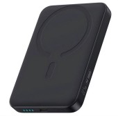 POWER BANK Baseus EnerFill FM11 Ultra-Mini, 10000mAh, 22.5W, prindere magnetica incarcare wireless 15W, 1 x USB Type-C, include cablu USB Type-C la USB Type-C 30cm, negru,  - 6932172618223