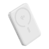 POWER BANK Baseus EnerFill FM12 Qi2, 10000mAh, 22.5W, prindere magnetica incarcare wireless 15W, 1 x USB Type-C, include cablu USB Type-C la USB Type-C 30cm, alb,  - 6932172699086