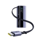 POWER BANK Baseus EnerGeek GR11, 20000mAh, 145W, 2 x USB Type-C, 1 x USB, cablu integrat USB Type-C, display, gri,  - 6932172691738
