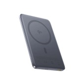POWER BANK Baseus PicoGo AM41 Ultra-Slim, 10000mAh, 27W, prindere magnetica incarcare wireless Qi2, 15W, 1 x USB Type-C, include cablu USB Type-C la USB Type-C 30cm, gri,  - 6932172691424