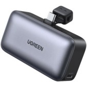 POWER BANK Ugreen PB503, 5000mAh, 20W PD3.0, 1 x USB Type-C, 1 x USB Type-C integrat, gri, - 6941876233380