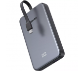 POWER BANK Ugreen PB526, 10000mAh, 20W, 1 x USB, 1 x USB Type-C, 1 x USB Type-C integrat, gri