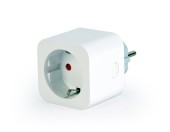 PRELUNGITOR GEMBIRD, Schuko x 1, WiFi, conectare prin Schuko, 16 A, 3680W, compatibil Tuya, alb