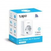PRIZA inteligenta TP-LINK, Schuko x 1, conectare prin Schuko, 10 A, programare prin smartphone, Bluetooth, WiFi, alb 