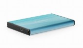 RACK extern GEMBIRD, pt HDD, 2.5 inch, S-ATA, interfata PC USB 3.0, aluminiu, albastru