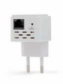 REPETER GEMBIRD, wireless, port RJ45, max. 300 Mbps, suport AP mode, alb