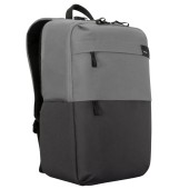 Rucsac laptop Targus 16 inch Sagano EcoSmart, pentru laptopuri de 16 inch sau mai mici, capacitate 22 de litri, material RPET 500, dimensiun: 33 x 19 x 53 cm, greutate 0.77 kg, negru/gri