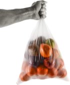 Sac Transparent pentru Transportare si Impachetare Legume si Fructe – 420x720mm