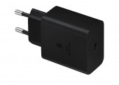 Samsung Power Adapter 45W USB-C Super Fast Charge; USB-C to USB-C Cable, 5A, 1.8m; Black
