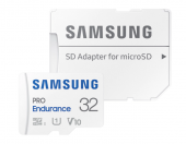 SAMSUNG PRO Endurance microSD Class10 32GB incl adapter R100/W30 up to 17520 hours