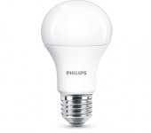 SET 2 becuri LED Philips, soclu E27, putere 11W, forma clasic, lumina alb calda, alimentare 220 - 240 V