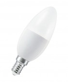 SET 3 becuri smart LED Osram, soclu E14, putere 5W, forma lumanare, lumina multicolora, alimentare 220 - 240 V