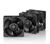 Set 3 ventilatoare Arctic S12038-8K, 120mm, 800-8000 RPM, FDB, 220 cfm 4pin, negru, - 4895213704724