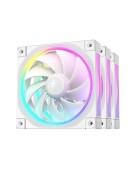 Set 3 ventilatoare DeepCool FL12R WH 3IN1, 120mm, 500-2150 RPM, FDB, 55 cfm 4pin PWM, alb, - 6933412785149