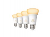 SET 4 becuri smart LED Philips, soclu E27, putere 6W, forma clasic, lumina toate nuantele de alb, alimentare 220 - 240 V