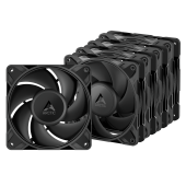 Set 5 ventilatoare Arctic P12 Pro PST, 120mm, 600 - 3000 RPM 77 cfm, 4pin PWM, negru, - 4895265000094
