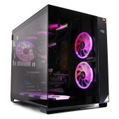 Sistem Destop PC Spacer Annihilator, AMD Ryzen 9 9900X3D, 32 GB DDR5, 2TB SSD, Asrock Radeon RX 9070 XT Challenger, No Os, Negru