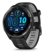 Smartwatch Garmin Forerunner 965 GPS, 47mm, Ecran AMOLED 1.4 inch, Bluetooth, Wi-Fi, 32GB Flash, Giroscop, Termometru, Monitorizare avansata somn, 5 ATM