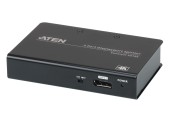 SPLITTER video ATEN, split 2 monitoare la 1 PC, conector 1: DisplayPort; conector 2: DisplayPort x 2