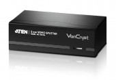 SPLITTER video ATEN, split 2 monitoare la 1 PC, conector 1: VGA; conector 2: VGA x 2