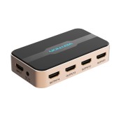 Splitter video Vention, HDMI la 4 x HDMI, rezolutie 4K la 30Hz, alimentare retea, negru  - 6922794759213