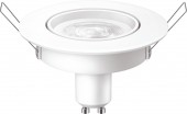 SPOT incastrat LED Philips, soclu GU10, putere 3W, forma spot, lumina alb calda, alimentare 220 - 240 V