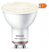 SPOT incastrat smart LED Philips, soclu GU10, putere 4.7 W, forma spot, lumina alb rece, alimentare 220 - 240 V
