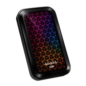SSD extern ADATA SE770G,  512 GB, 2.5 inch, USB 3.2 Gen 2 w/ Type-C, R/W: 1000/800 MB/s, iluminare RGB