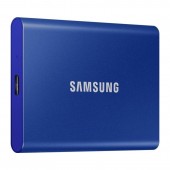 SSD. extern SAMSUNG T7, 1TB, USB 3.2 Type-C, R/W: 1050/1000 MB/s, albastru