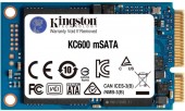 SSD KINGSTON SKC600MS, 512GB, mSATA, S-ATA 3, 3D TLC Nand, R/W: 550/520 MB/s